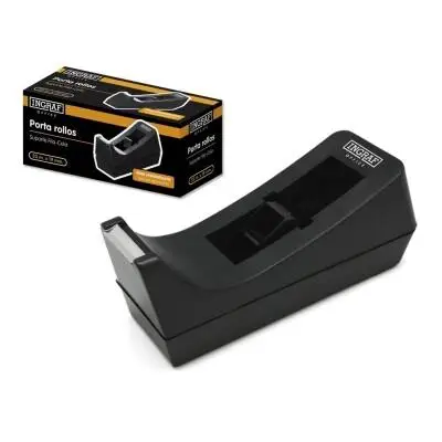 OFFICE CLUB DISPENSADOR PARA ROLLOS CELO DE 33 METROS NEGRO MODELO PR1