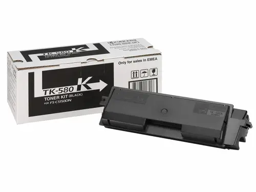 TK-580K cartucho de tóner 1 pieza(s) Original Negro - Imagen 1