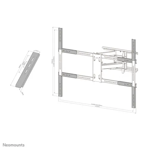 AWLS-950BL1 Kit de extensión VESA 55-110" - máx 125 kg - Imagen 9