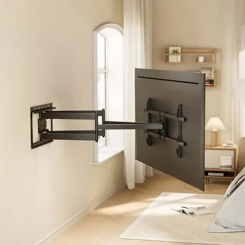 Soporte Eco Giratorio, Inclinable y Nivelable para Monitor/TV 60kg de 43"-90", Negro - Imagen 5