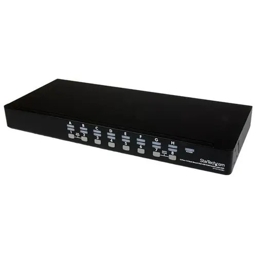 Conmutador Switch KVM 1U OSD y Cables 16 puertos USB A Vídeo VGA HD15 - Imagen 1