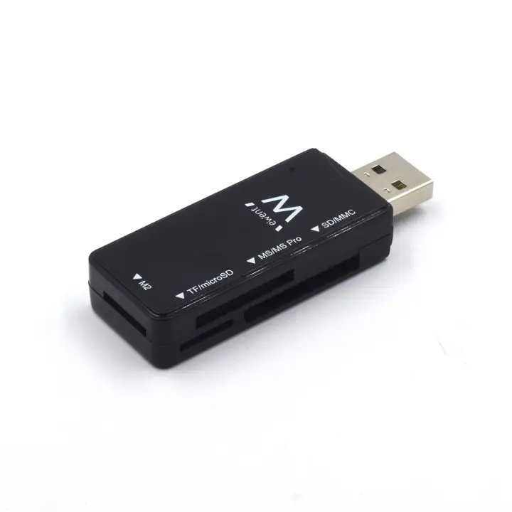 EW1049 lector de tarjeta USB 2.0 Negro