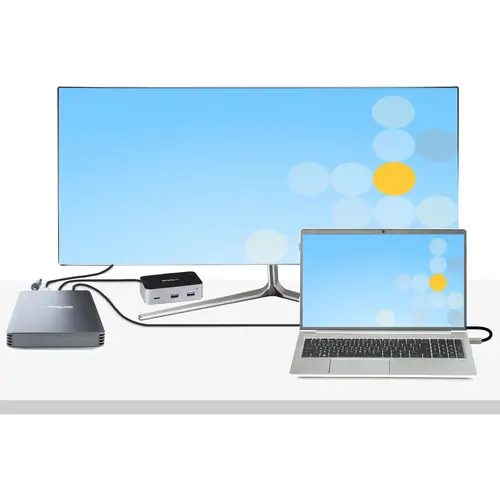Caja Thunderbolt 3&trade  de 4 Bahías NVMe M.2 para SSD, con 1 Puerto de Vídeo DisplayPort y 2 Thunderbolt 3, 40gbps, con Fuente de Poder de 72W, Caja Externa para Disco Duro - Imagen 8