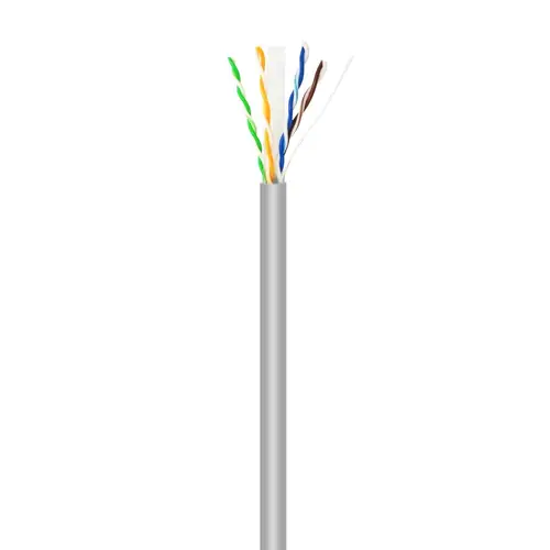Cable de Red RJ45 Cat.6 UTP Rigido AWG23 CCA (aleacion), Gris, 100 m - Imagen 2
