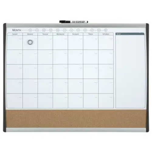Combo organizador mensual + tablero corcho (585 x 430 mm) - Imagen 1