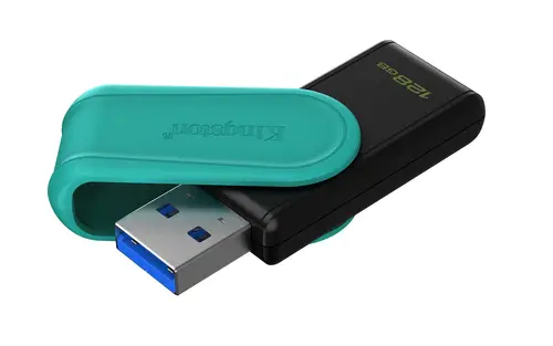 DataTraveler 128GB Portable USB 3.2 Gen 1 Exodia S (Black/Turquoise) - Imagen 2