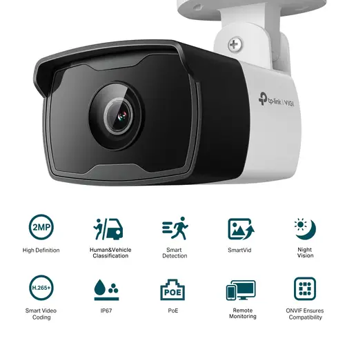 VIGI C320I Bombilla Cámara de seguridad IP Exterior 1920 x 1080 Pixeles Techo/Pared/Poste - Imagen 3