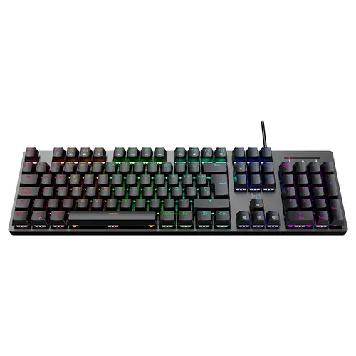 GK400 ARGB teclado Juego USB Negro - Imagen 2