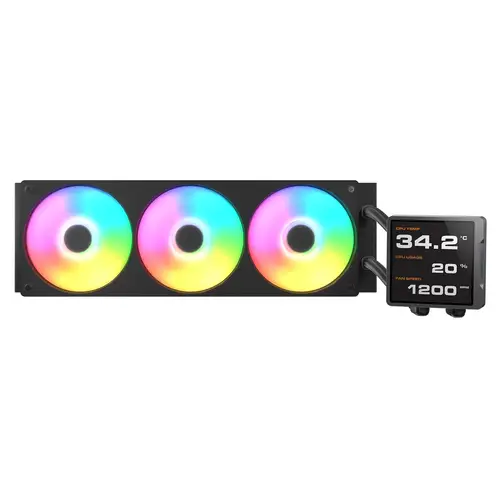 CGR-PSDVPRGB-B-360 Procesador Sistema de refrigeración líquida todo en uno 12 cm Negro - Imagen 1