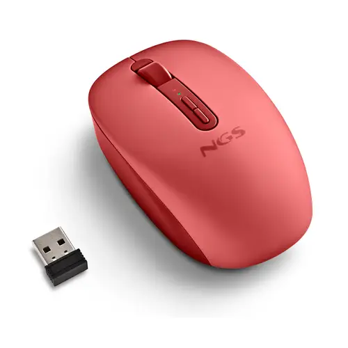 FOG DUAL RED ratón Universal Ambidextro RF Wireless + Bluetooth 1600 DPI - Imagen 2