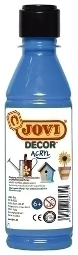 PINTURA LX.JOVI DECOR 250 ml AZUL CYAN
