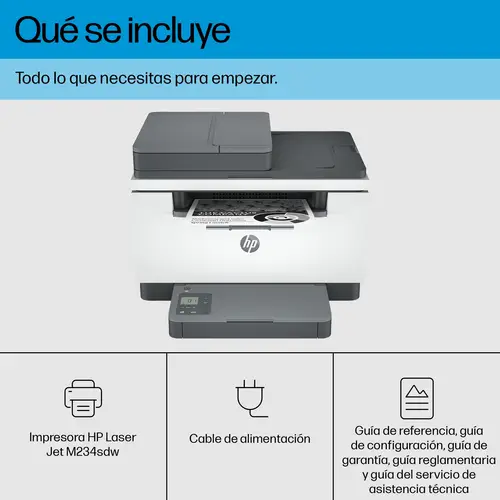 LaserJet M234sdw Inalámbrico Multifunction Blanco y negro Impresora, Fotocopiadora, escáner  Dúplex - Imagen 5