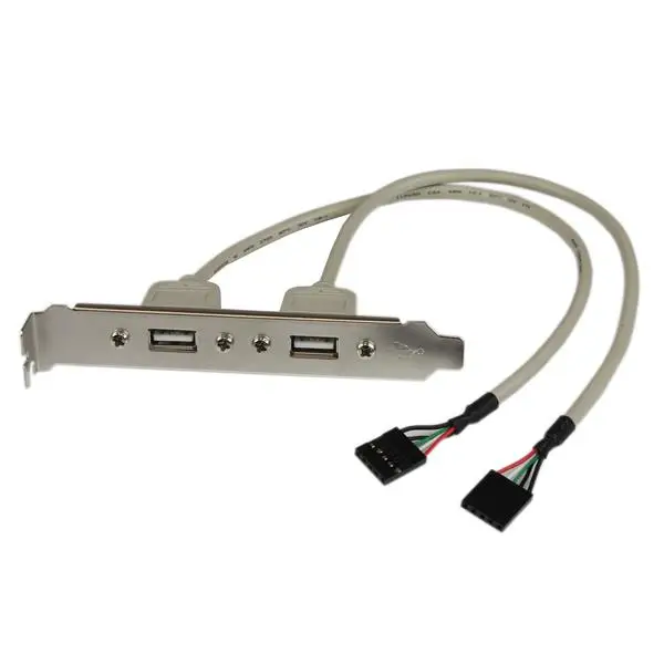 Adaptador de Placa USB A Hembra de 2 puertos