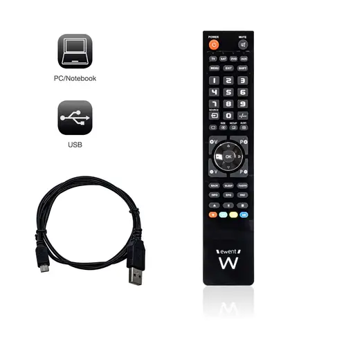 EW1570 mando a distancia DTT, DVD/Blu-ray, Proyector, SAT, STB, Altavoz para barra de sonido, TV, Universal, VCR Botones - Imagen 4