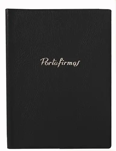 PORTAFIRMAS SARO PVC 20 DPTOS. NEGRO