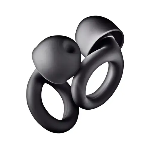 NOON BLACK Tapón para oídos reutilizable Negro - Imagen 9