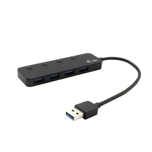 USB 3.0 Metal HUB 4 Port with individual On/Off Switches - Imagen 1