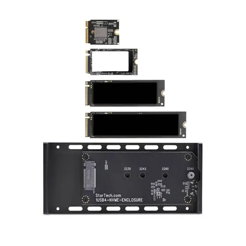 Caja USB4 NVMe M.2 - 40Gbps - Caja USB Tipo C para SSD - Caja Thunderbolt para SSD NVMe - Caja Externa para Unidad de Disco - B+M/M-Key - Imagen 3