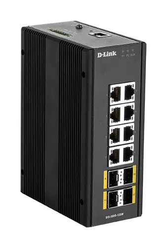 DIS-300G-12SW Gestionado L2 Gigabit Ethernet (10/100/1000) Negro - Imagen 1