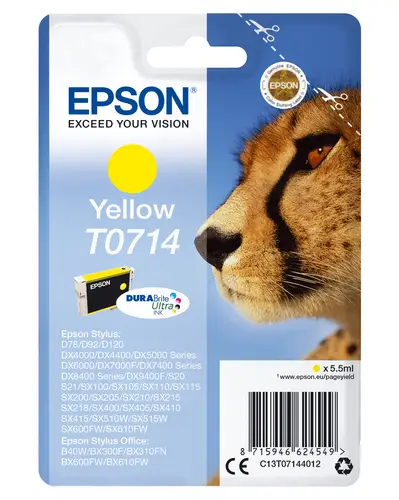 Cartucho T0714 amarillo - Imagen 1