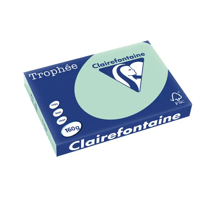 PAQ. 250H PAP. TROPHEE CLF SUAVE A3 160G VERDE