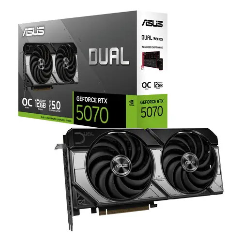 Dual -RTX5070-O12G NVIDIA GeForce RTX 5070 12 GB GDDR7 - Imagen 8