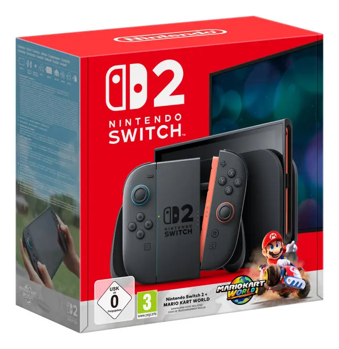 Switch 2 + Mario Kart World videoconsola portátil 20,1 cm (7.9")..