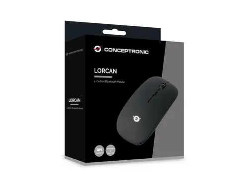 LORCAN01B ratón Oficina Ambidextro Bluetooth Óptico 1600 DPI - Imagen 5