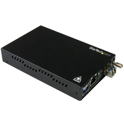 Conversor de Medios de Ethernet Gigabit de Cobre a Fibra - Monomodo LC - 10km - Imagen 1