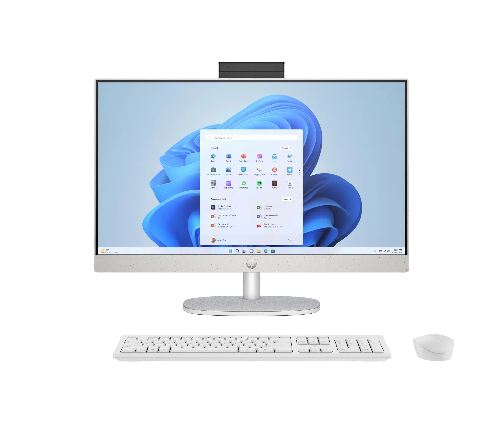 24-cr0014ns Intel® Celeron® N100 60,5 cm (23.8") 1920 x 1080 Pixeles PC todo en uno 8 GB DDR4-SDRAM 512 GB SSD FreeDOS Wi-Fi 6 (802.11ax) Blanco
