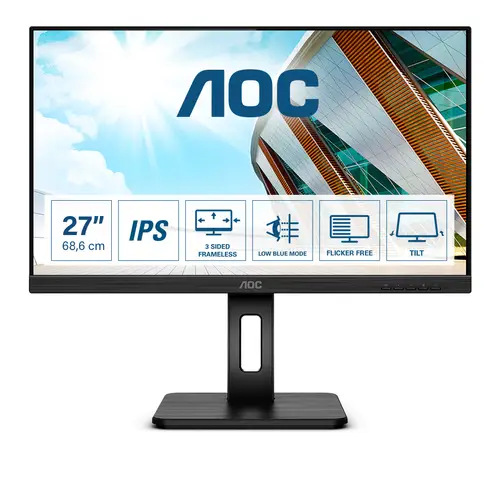 P2 Q27P2Q LED display 68,6 cm (27") 2560 x 1440 Pixeles Quad HD Negro - Imagen 1