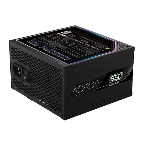 AORUS ELITE P850W Fuente de Alimentación - PCIe 5.0, 80 PLUS Platinum, Diseño completamente modular, Ventilador de 120 mm, Compatible con ATX 3.0, Enchufe UE - Imagen 6