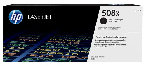 Cartucho de tóner original LaserJet 508X negro de alta capacidad - Imagen 1