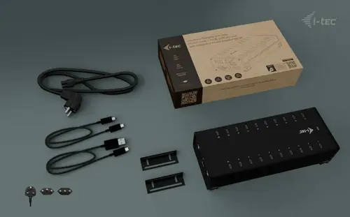USB-C/USB-A Metal Charging + data HUB, 15W per port, 20x USB-C - Imagen 10