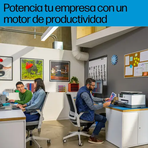 OfficeJet Pro 9130b Inalámbrico All-in-One Color Impresora, Impresión a doble cara  Copiadora y escáner - Imagen 5