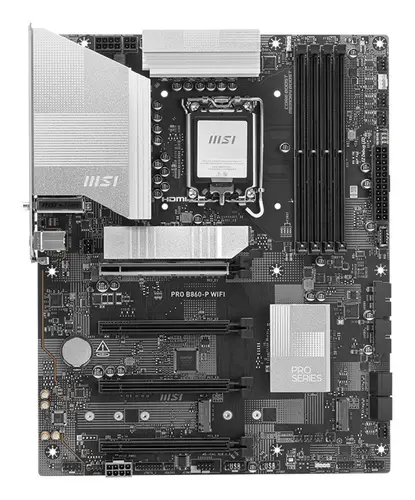 PRO B860-P WIFI placa base Intel B860 LGA 1851 (Socket V1) ATX - Imagen 2
