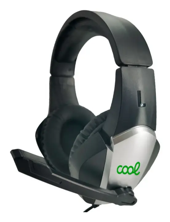 8434847045801 auricular y casco Auriculares Alámbrico Diadema Juego Negro, Plata