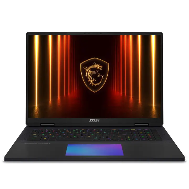 Titan 18 HX AI A2XWJG-249ES ordenador portatil Intel Core Ultra 9 285HX Portátil 45,7 cm (18") UHD+ 64 GB DDR5-SDRAM 2 TB SSD NVIDIA GeForce RTX 5090 Wi-Fi 7 (802.11be) Windows 11 Pro Negro