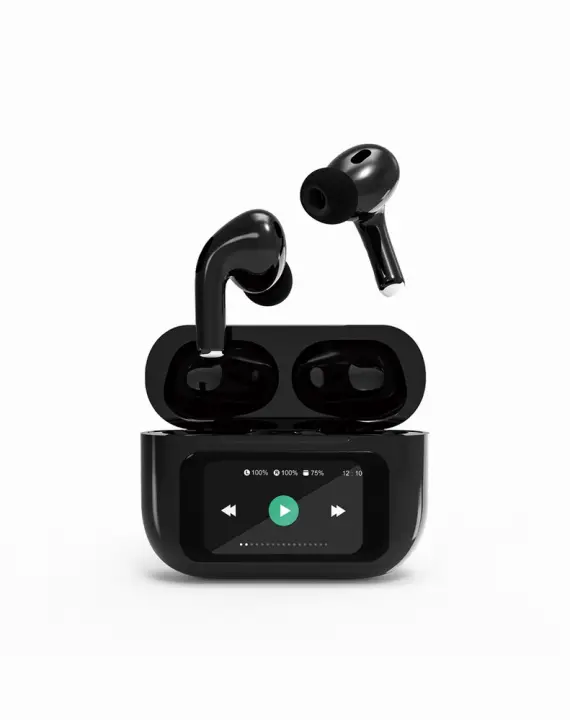 GMB Audio TWS-LCD-ANC-01-BK auricular y casco Auriculares Inalámbrico Dentro de oído Llamadas/Música USB Tipo C Bluetooth Negro