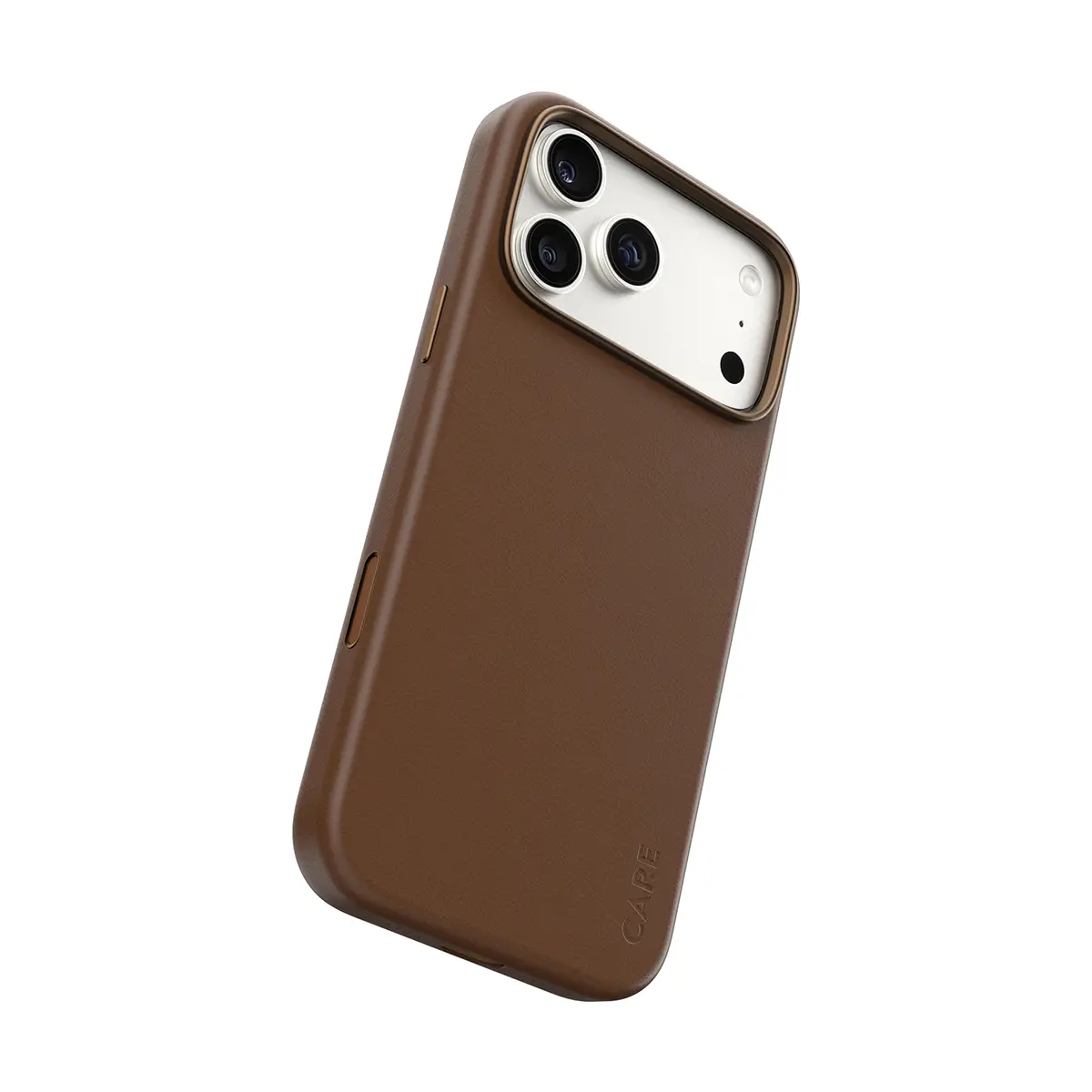CARE by ® Solo Vegan Leather Case Brown w. MagSafe iPhone 18 Pro Max | 17 Pro Max funda para teléfono móvil Marrón
