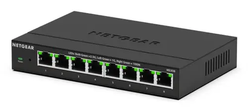 MS308E No administrado 2.5G Ethernet (100/1000/2500) Negro - Imagen 1