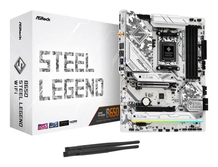 B650 Steel Legend WiFi AMD B650 Zócalo AM5 ATX