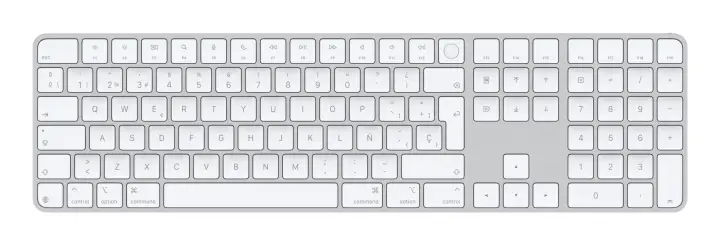 Magic teclado Universal USB + Bluetooth QWERTY Español Blanco