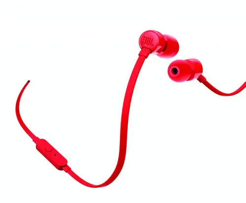 T110 Auriculares Alámbrico Dentro de oído Llamadas/Música Rojo - Imagen 1