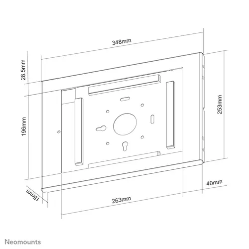 WL15-660WH1 Soporte de pared para tableta 12.9" - bloqueable - Imagen 13