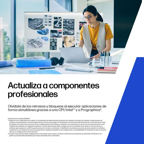 ZBook 8 G1i 16 Wolf Pro Security Edition - Data Science Intel Core Ultra 7 265H Estación de trabajo móvil 40,6 cm (16") Pantalla táctil WUXGA 32 GB DDR5-SDRAM 1 TB SSD NVIDIA RTX 500 Ada Wi-Fi 7 (802.11be) Windows 11 Pro AI PC, AI Workstation Plata - Imagen 7