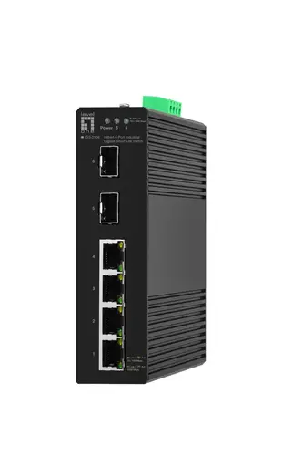 IGS-2106 switch Gestionado L2 Gigabit Ethernet (10/100/1000) Negro - Imagen 1