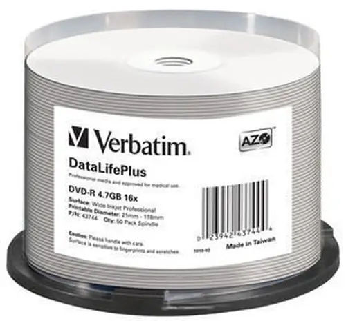 DataLifePlus 4,7 GB DVD-R 50 pieza(s) - Imagen 1