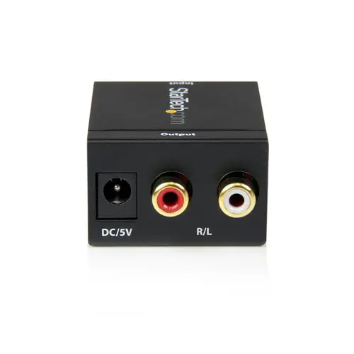Adaptador Conversor de Audio Digital Coaxial SPDIF o Toslink Óptico a RCA Estéreo Analógico - Imagen 3