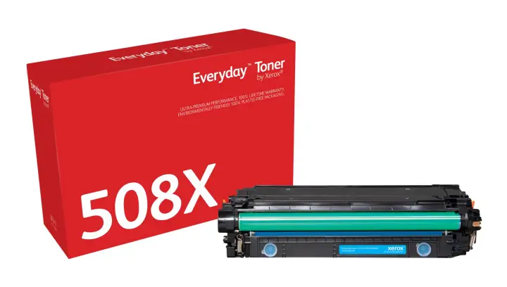 Everyday El tóner Everyday Cian de Xerox es compatible con HP 508X (CF361X), Capacidad alta